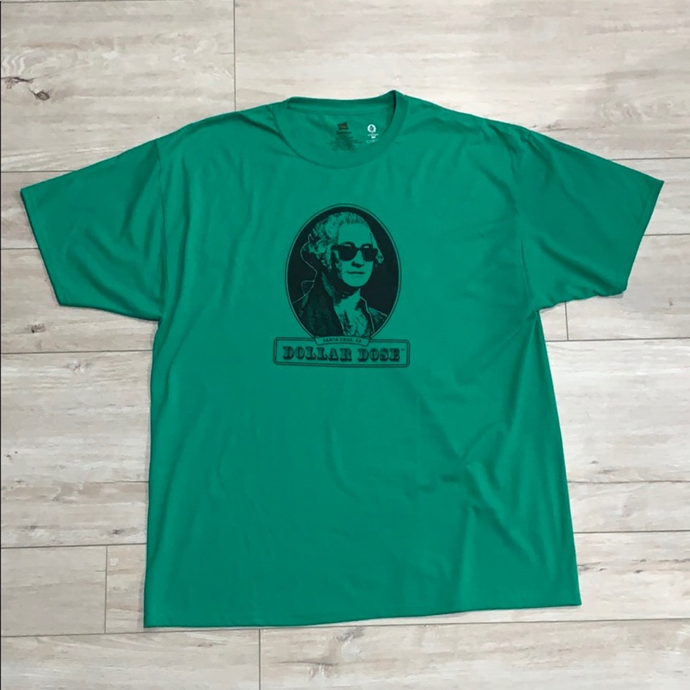 Men’s Green $ Bill Sign Cotton T-shirt